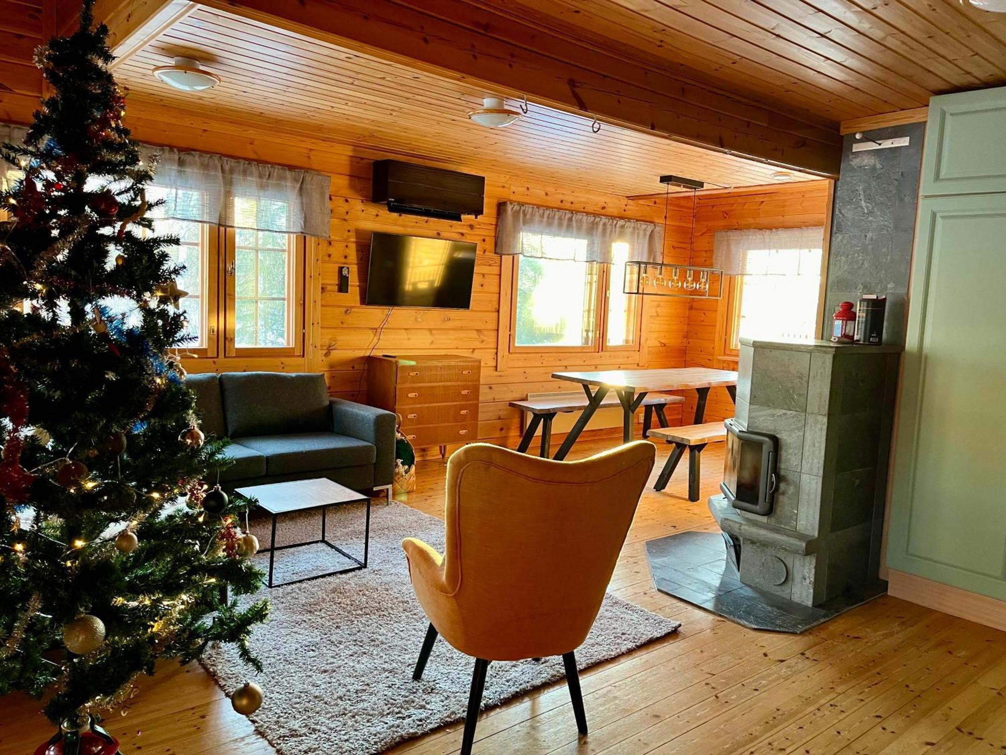 Log Cottages In 10 Min From Santa Claus Village-Sauna&Freeparking Рованиеми Екстериор снимка